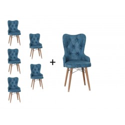 Scaune Juliette Marin, set 6