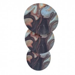 Masuta Marbella set 3 sticla securizat, picioare metal auriu nr.29