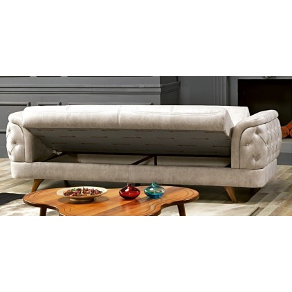 Canapea extensibila Mina Antracit Gri, 3 locuri, 240x98x93 cm Canapea extensibila Mina Antracit Gri, 3 locuri, 240x98x93 cm