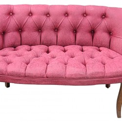 Canapele-London Times, Bordo, Tapitat Textil, Cadru si Picioare Lemn