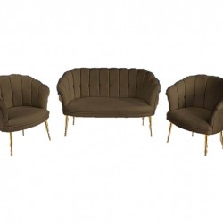 Set Canapea London Queen Coffee Set, Maro