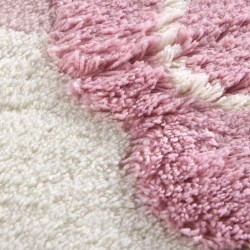 Covoras de baie ROZE IN ALB. 100 CM X 60 CM