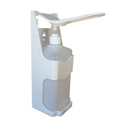 Dispenser, dozator, pentru dezinfectant,1000 ml, cu manual, pentru perete Dispenser, dozator, pentru dezinfectant,1000 ml, cu manual, pentru perete