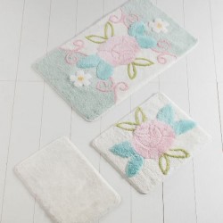 "GARDENIA Menta" Set 3 Covorase de baie