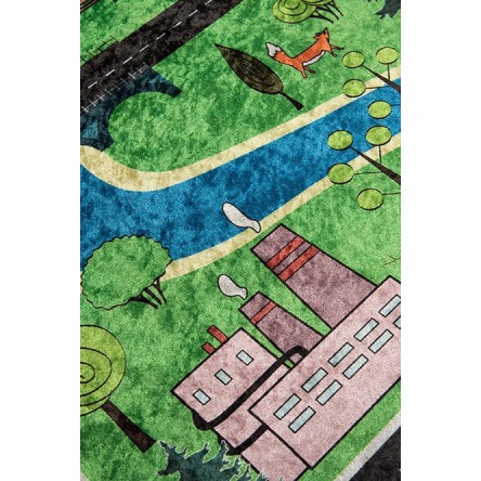 "TRAIN" Covor Copii 100 cm x 160 cm