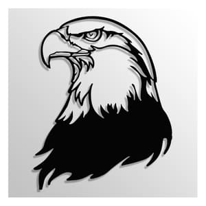 Decor de Perete din METAL, Eagle, 40cm x 50cm Decor de Perete din METAL, Eagle, 40cm x 50cm