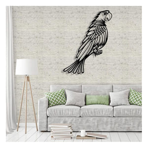 Decor de Perete din METAL, Papagal, 38cm x 50cm Decor de Perete din METAL, Papagal, 38cm x 50cm
