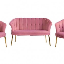 Set Canapea London Queen Coffee Set, Rozalin