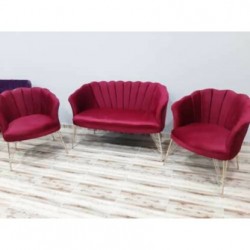 Set Canapea London Queen Coffee Set, Bordo