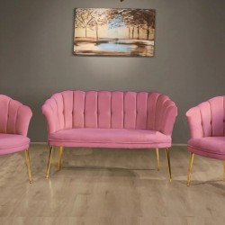 Set Canapea London Queen Coffee Set, Rozalin