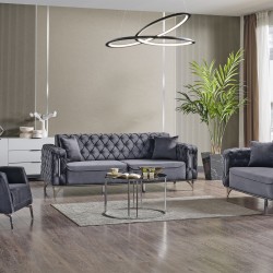 ROMANCE Berger, Hanedan Gri, cadru lemn, picioare metal