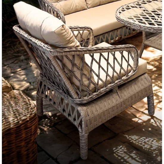 Set Complet Mobilier de Terasă VIP „Bosfor Ebrar” – Lux și Confort pentru 7 Persoane
