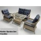 Set de Grădină Premium „Bosfor Firuze” – Eleganță Antracit pentru Momente Intime