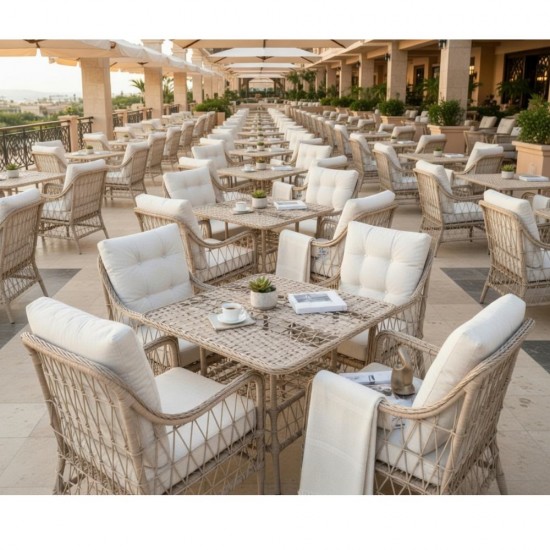 Set de Dining Premium „Bosfor Ceren” – Adu Eleganța unui Resort de 5 Stele la Tine Acasă