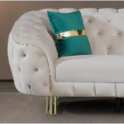 Canapele FERY, Crem Bej 3 locuri, 235x 87 x h 88 cm Canapele FERY, Crem Bej 3 locuri, 235x 87 x h 88 cm