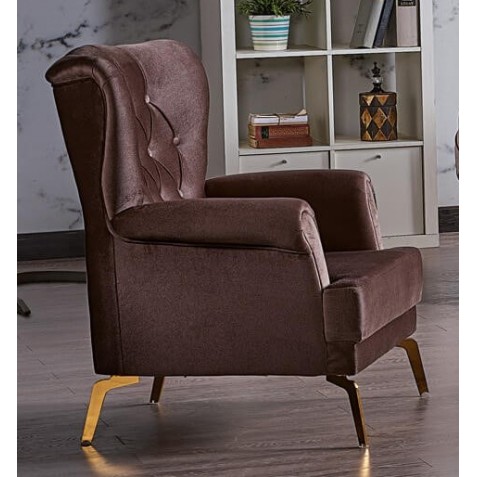 Canapea Extensibile STEA, Maro, 3 locuri, 230x85x 83 cm