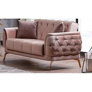 Canapea Extensibile STEA, Maro, 3 locuri, 230x85x 83 cm